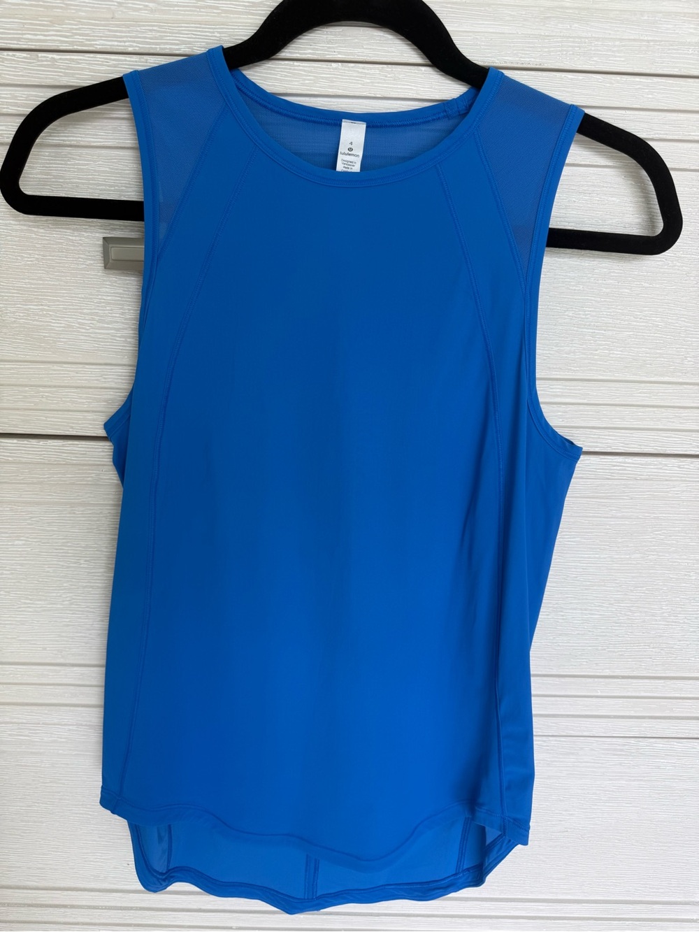 Lululemon Blue Women's Athletic Tank Top Size 4 EUC